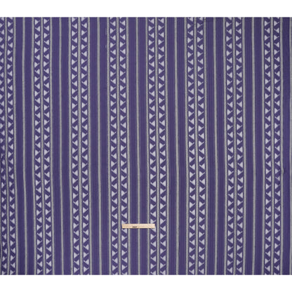 Corded Lace - Violet and Black Geometric Stripes