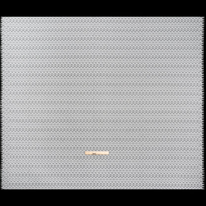 Corded Lace with Finished Eyelash Edges - Ivory Diamond Lattice