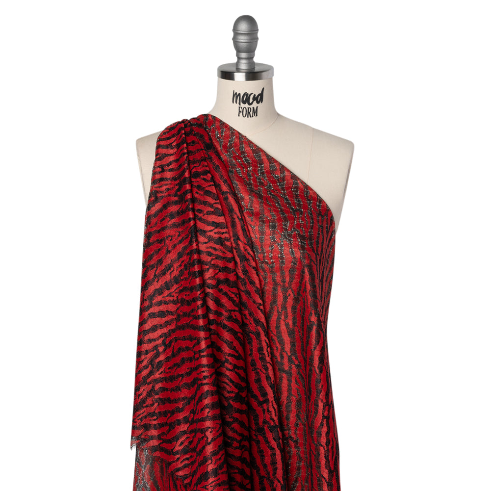 4037 RX-M5J - BLACK/HAUTE RED - Drape