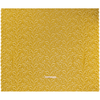 Stretch Raschel Lace with Finished Edges - Rich Gold Flying Fans