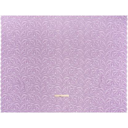 Stretch Raschel Lace with Finished Edges - Lavender Frost Flying Fans