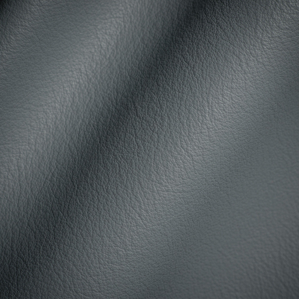 Port Italian Mist Blue Top Grain Performance Cow Leather Hide with Protective Finish