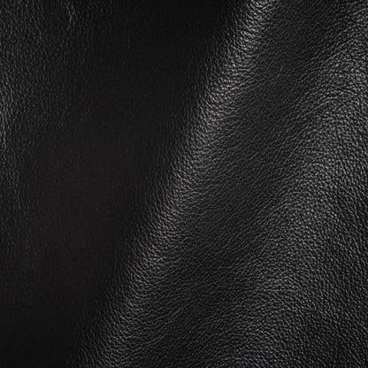 Vesper Italian Black Antique Look Top Grain Performance Cow Leather Hide with Protective Finish