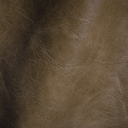 Madeira Italian Olive Aniline Dyed Waxed Top Grain Cow Leather Hide