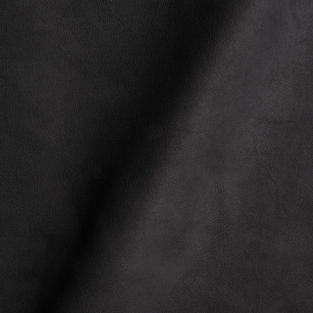 Martini Italian Black Aniline Dyed Smooth Nubuck Top Grain Cow Leather Hide