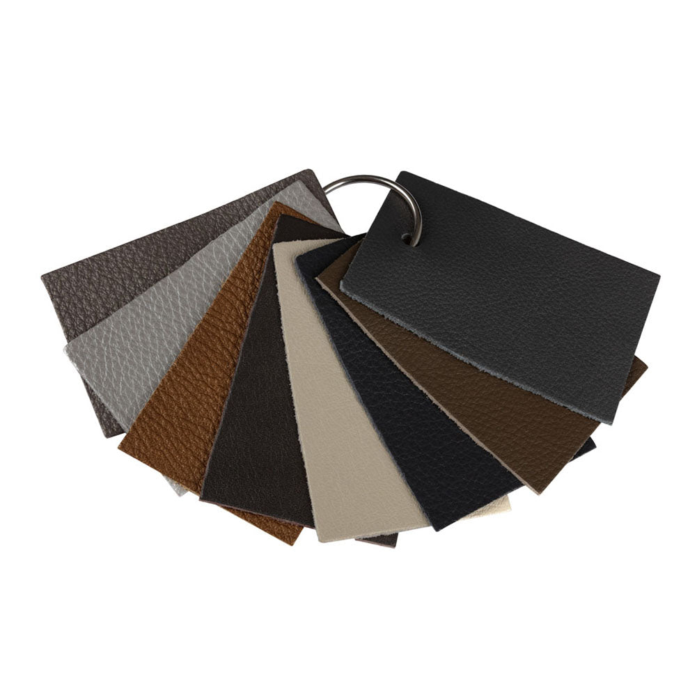 Daiquiri Italian Cream Pearlized Semi-Aniline Top Grain Performance Cow Leather Hide Folded