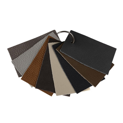 Daiquiri Italian Dark Brown Pearlized Semi-Aniline Top Grain Performance Cow Leather Hide Drape