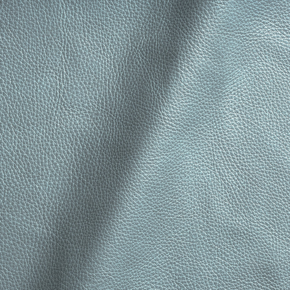 Moscato Italian Baby Blue Aniline Dyed Soft Top Grain Performance Cow Leather Hide with Protective Topcoat