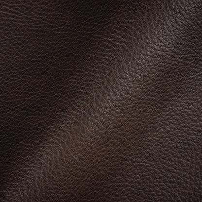 Moscato Italian Black Bean Aniline Dyed Soft Top Grain Performance Cow Leather Hide with Protective Topcoat