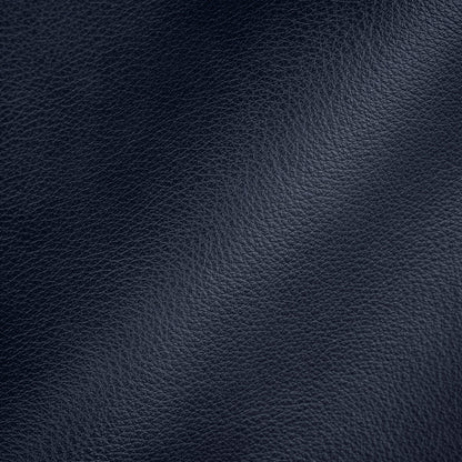 Moscato Italian Navy Aniline Dyed Soft Top Grain Performance Cow Leather Hide with Protective Topcoat