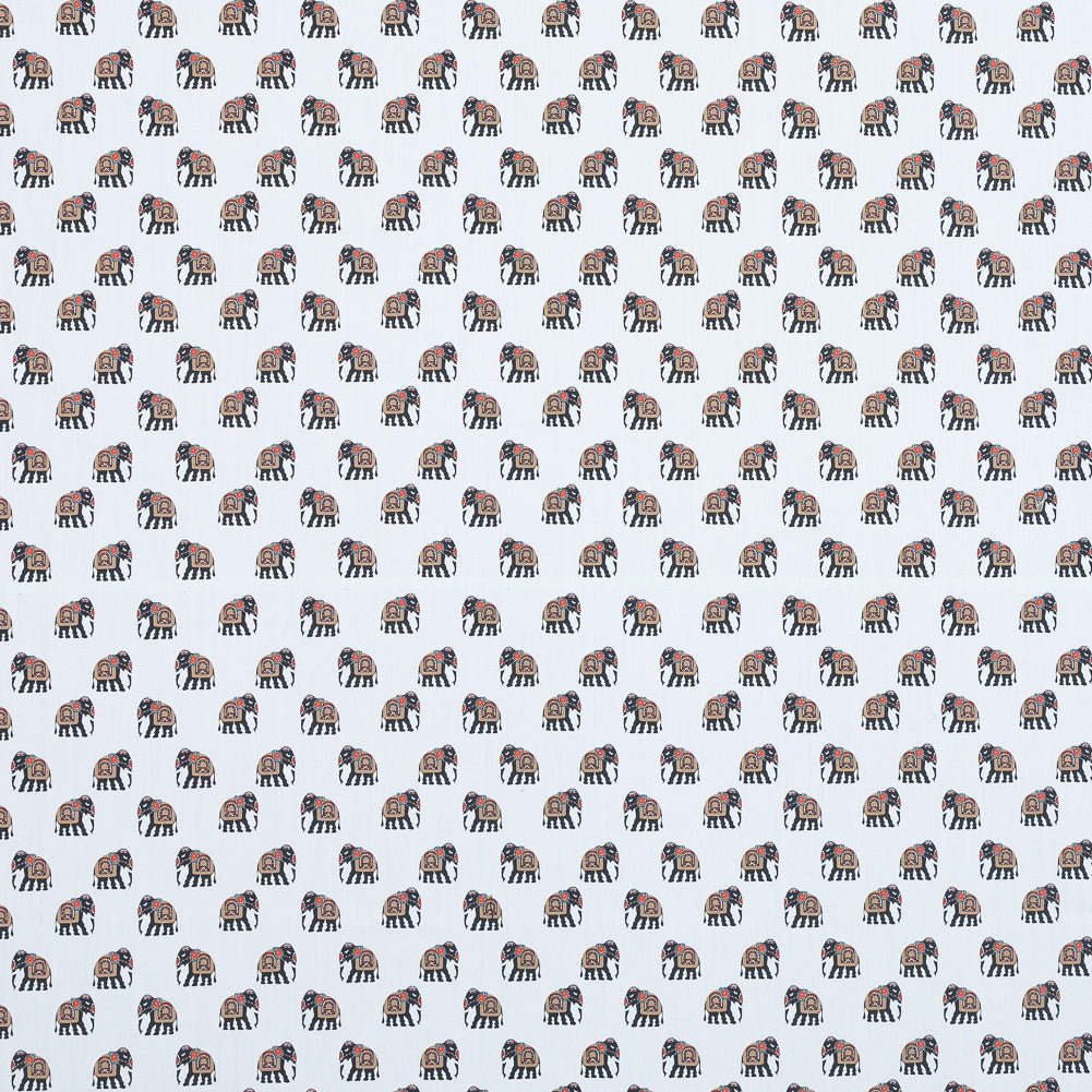 Mood Exclusive Le Cirque Charmant Elephant Printed Cotton Poplin