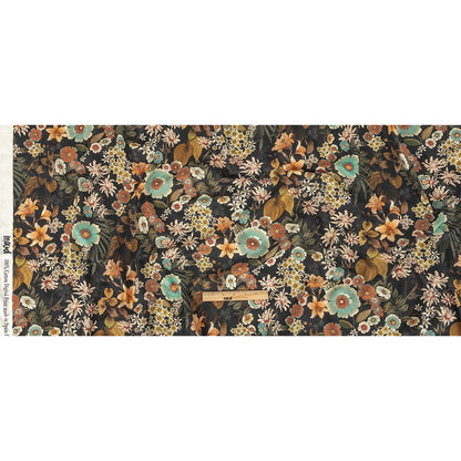 Cotton Voile - Rustic Floral - Narcissus' Reflection Print - Mood Exclusive Gaia Collection