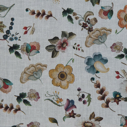 Mood Exclusive White Blooms of Nature's Bounty Cotton Voile