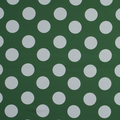 Mood Exclusive Green Mahina Dots Stretch Cotton Sateen