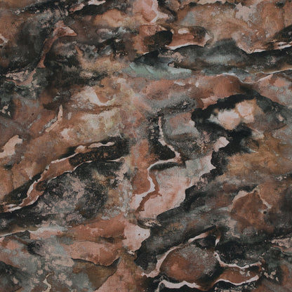 Cotton Voile - Beige and Gray Abstract - Excitement of Rebellion Print - Mood Exclusive Key Largo Collection