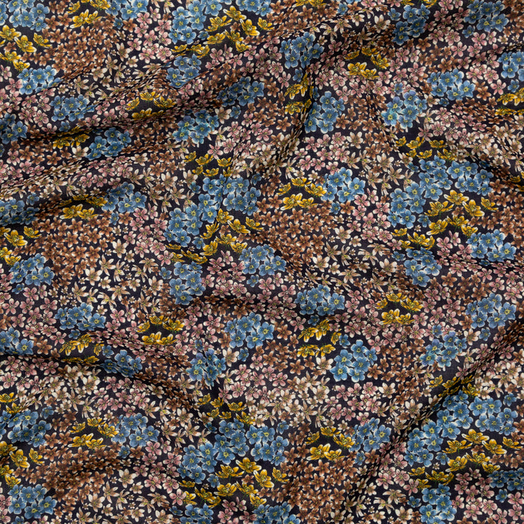 template--25130090922057__main-Cotton Voile - Indigo Floral - Floral Symphonies Print - Mood Exclusive St. Tropez Collection