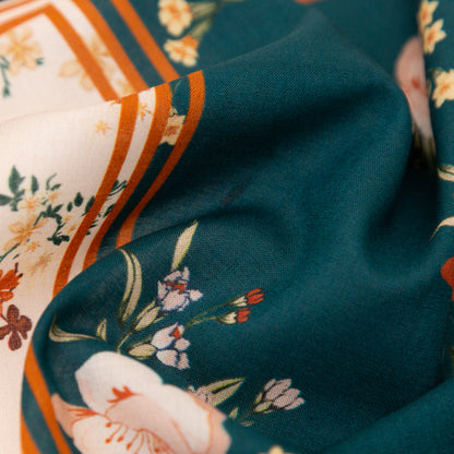 Cotton Voile - Floral and Geometric Patchwork - Idle Hours Print - Mood Exclusive Kenko Collection