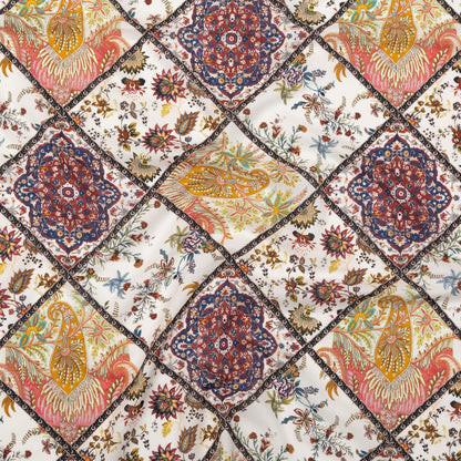 Cotton Voile - Floral Patchwork - Ardent Love Print - Mood Exclusive Kenko Collection