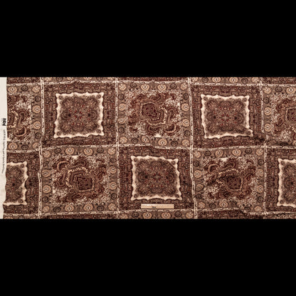 Stretch Polyester Crepe - Bandana Patchwork - Majestic Medley Print - Mood Exclusive Serengeti Collection