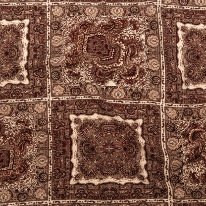 Stretch Polyester Crepe - Bandana Patchwork - Majestic Medley Print - Mood Exclusive Serengeti Collection