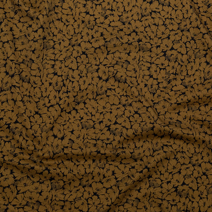 Stretch Cotton Sateen - Dijon Floral - Poppy Paradise Print - Mood Exclusive Serengeti Collection