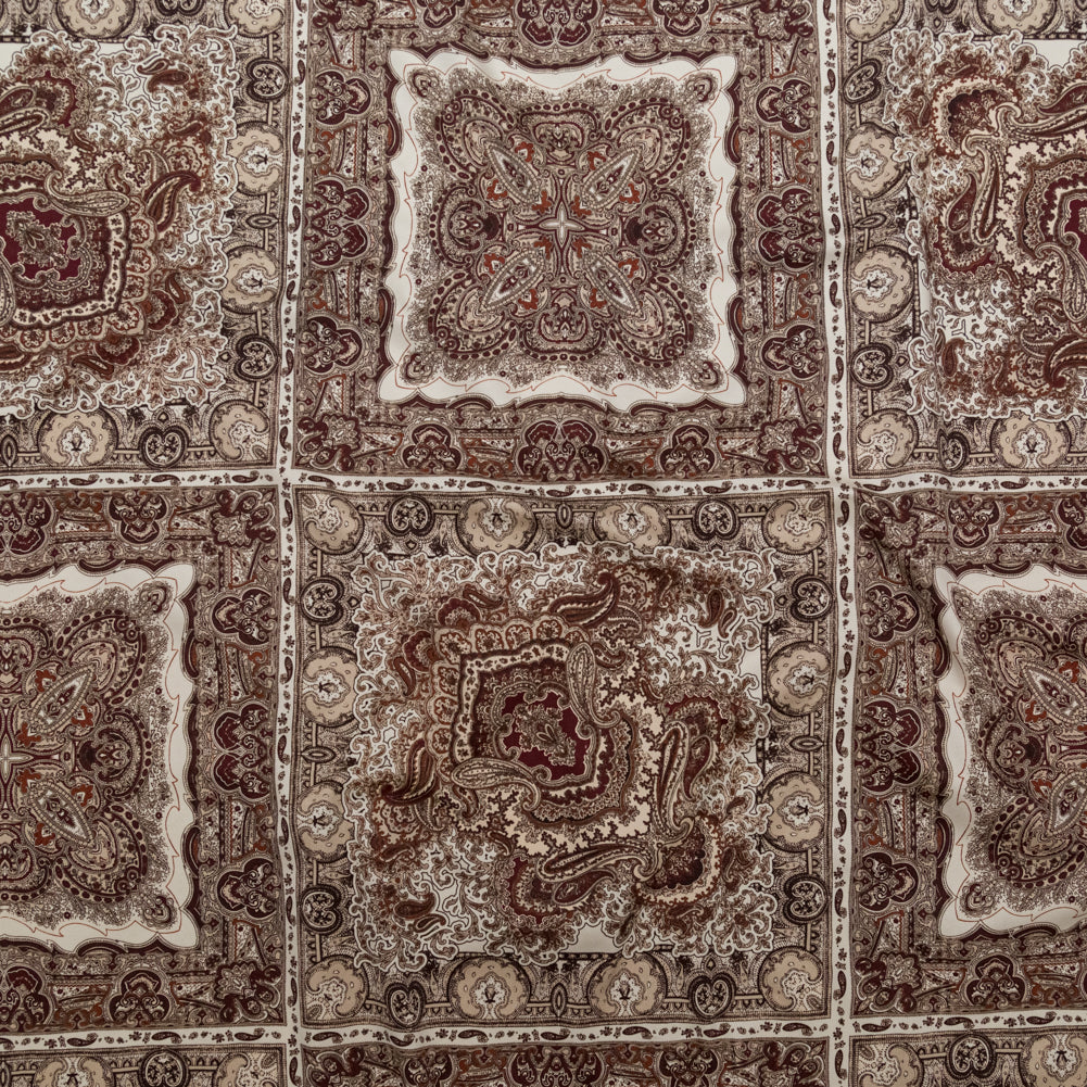 Stretch Cotton Sateen - Bandana Patchwork - Majestic Medley Print - Mood Exclusive Serengeti Collection