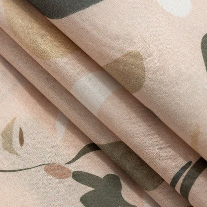 Voile de algodón - Estampado Le Muse con caras rosas y grises - Colección exclusiva Viso de Mood