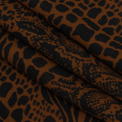 Rayon Challis - Animal Print Patchwork - Untamed Masquerade Print - Mood Exclusive Rio Collection