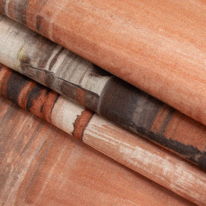 Cotton Voile - Pink and Gray Brushstrokes - Brush With Danger Print - Mood Exclusive Rio Collection