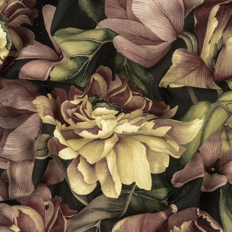 template--26688905969737__main-Linen and Rayon Woven - Black and Plum Floral - Vision of Romance Print - Mood Exclusive Wisteria Collection