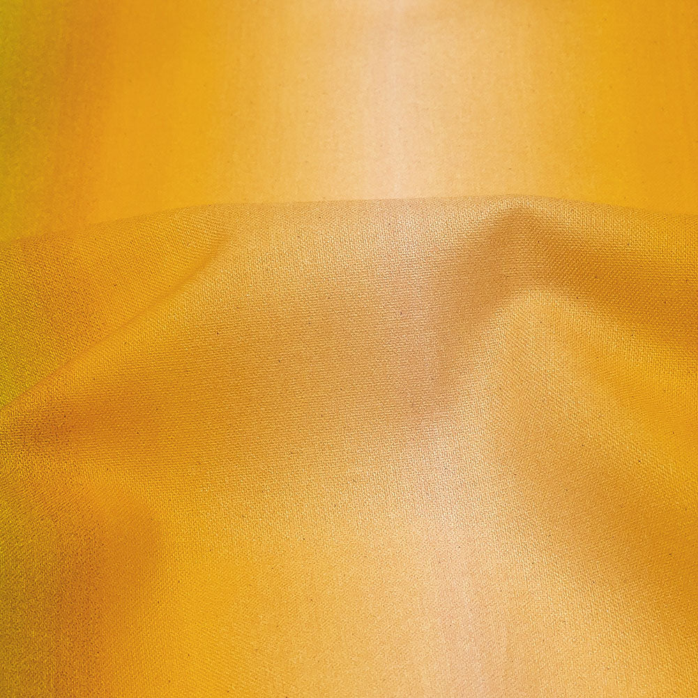 Cotton Voile - Green and Yellow Gradient Stripes - Marmalade Parade Print - Mood Exclusive Citrus Collection