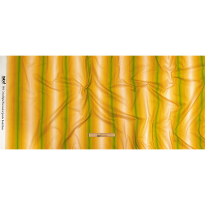 Cotton Voile - Green and Yellow Gradient Stripes - Marmalade Parade Print - Mood Exclusive Citrus Collection