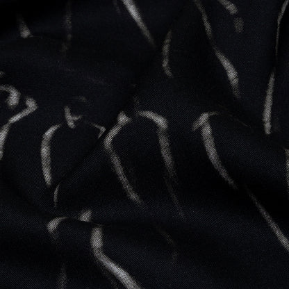 Rayon Batiste - Black Ghostly Figures - The Copper Queen Print - Mood Exclusive Abandoned Collection