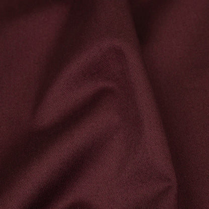 Stretch Cotton Sateen - Burgundy - Mood Exclusive Carlos Collection