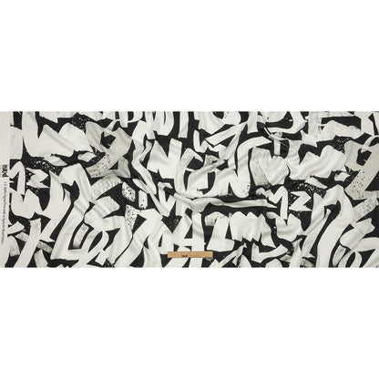 Rayon Challis - Black and White Graffiti Letters - Wall of Fame Print - Mood Exclusive Metro Collection