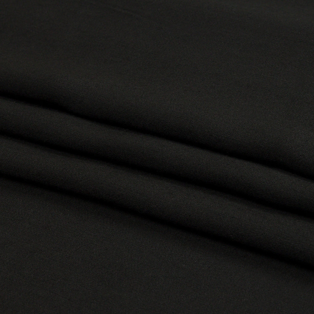 Rayon Challis - Black - Mood Exclusive Vivian Collection - Folded