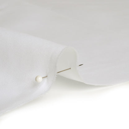 Recycled Polyester Swim Trunk Fabric - White - Mood Exclusive Malibu Collection