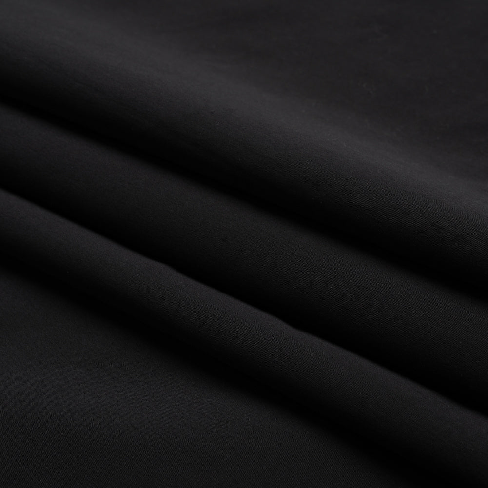 Recycled Polyester Swim Trunk Fabric - Nero - Mood Exclusive Malibu Collection - Folded
