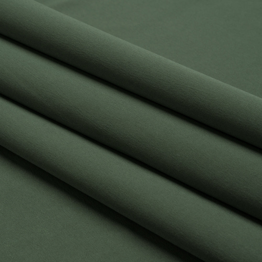 Recycled Polyester Swim Trunk Fabric - Olive - Mood Exclusive Malibu Collection - Folded