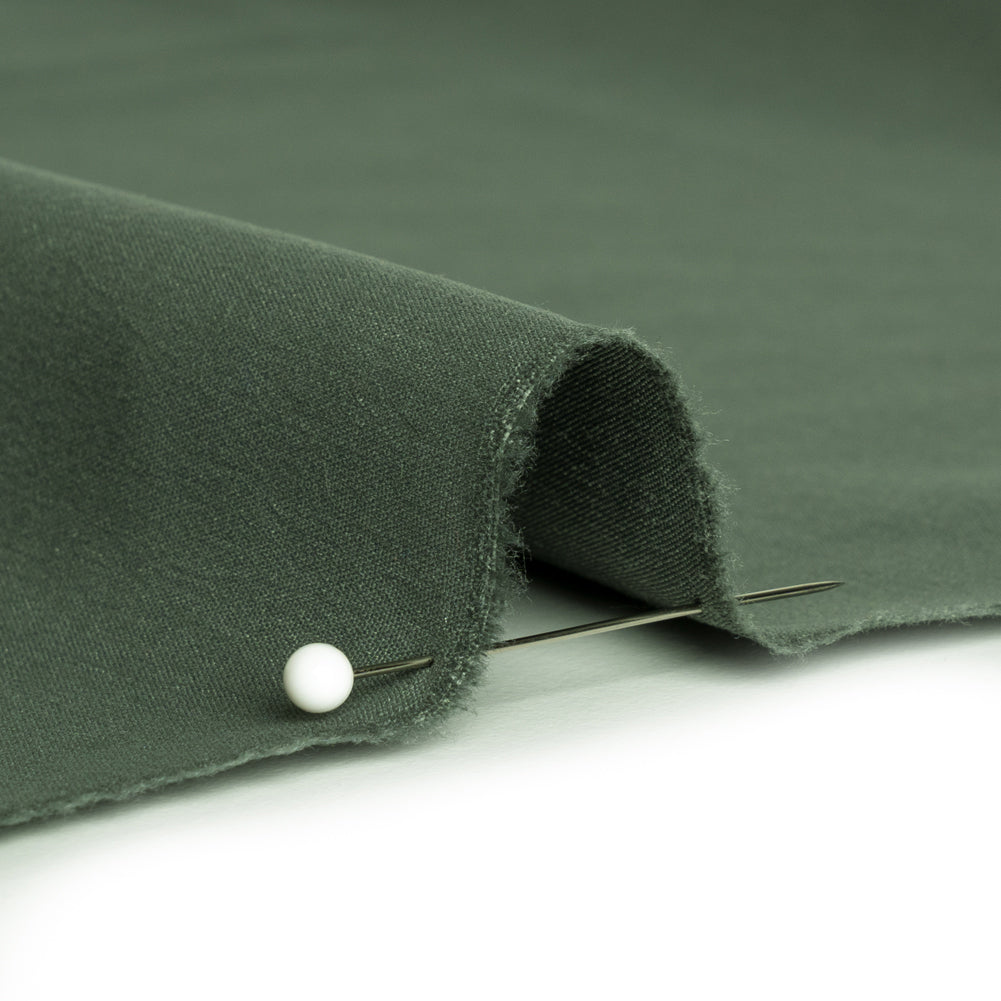 Recycled Polyester Swim Trunk Fabric - Olive - Mood Exclusive Malibu Collection - Detail