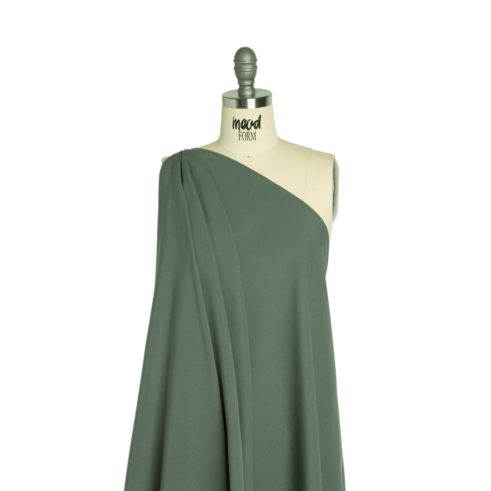 Recycled Polyester Swim Trunk Fabric - Olive - Mood Exclusive Malibu Collection - Drape