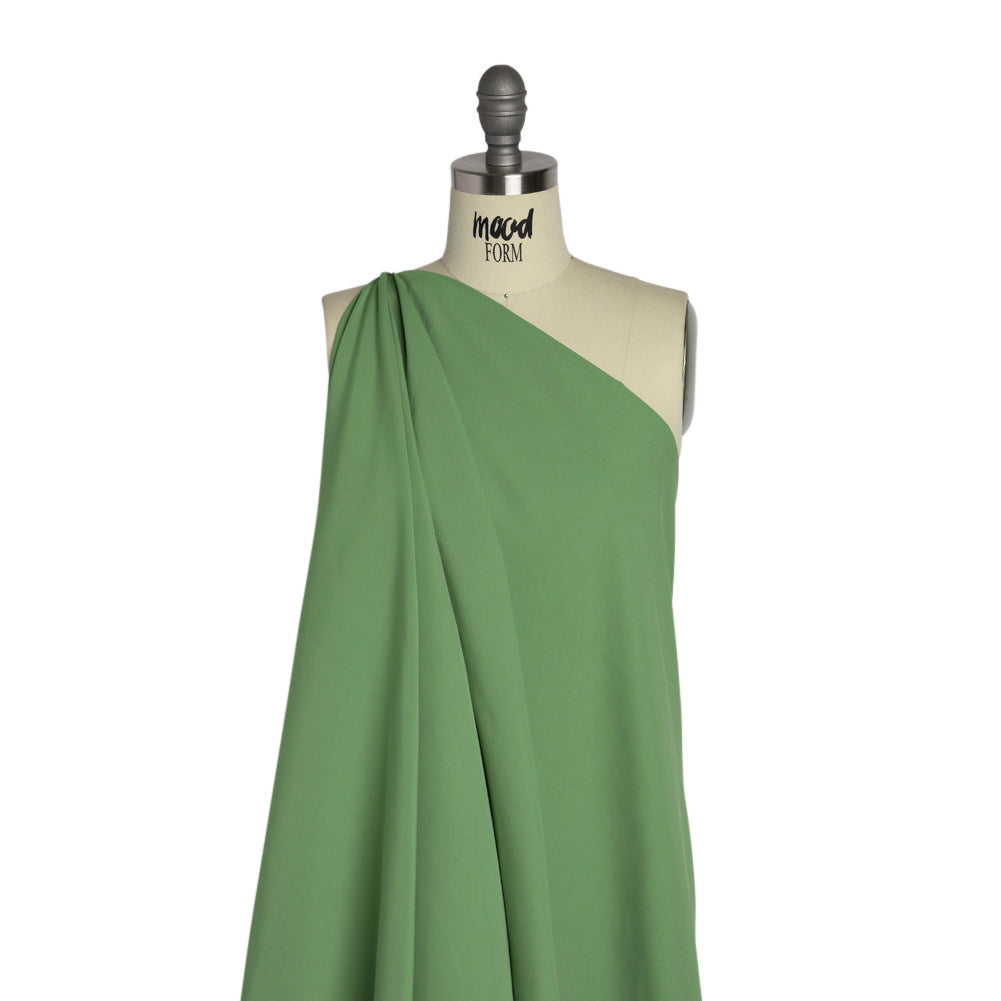 Recycled Polyester Swim Trunk Fabric - Basil - Mood Exclusive Malibu Collection - Drape