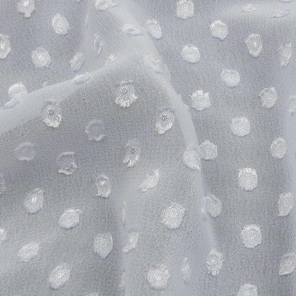 Polyester Swiss Dot - White - Mood Exclusive Annamae Collection Detail