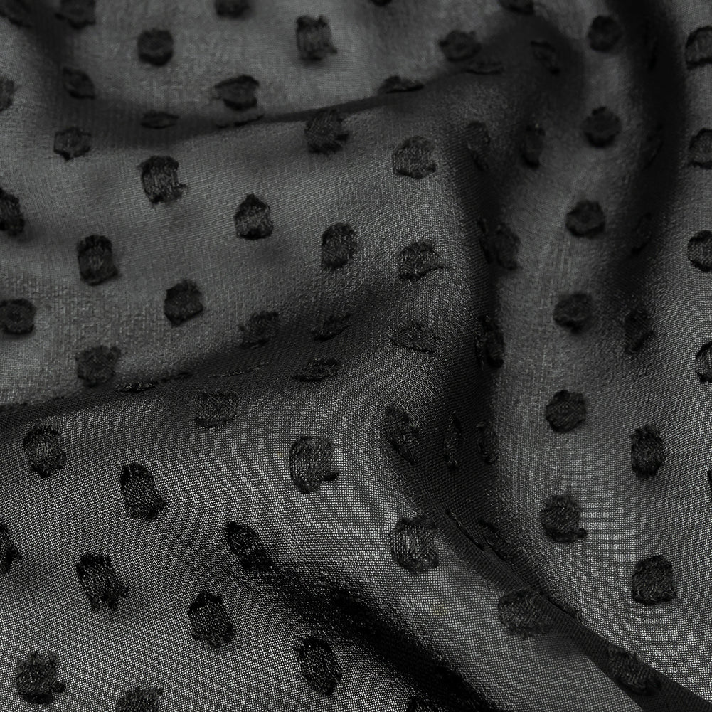 Polyester Swiss Dot - Black - Mood Exclusive Annamae Collection Detail