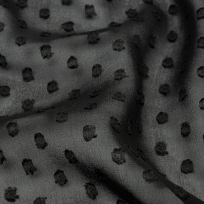 Polyester Swiss Dot - Black - Mood Exclusive Annamae Collection Detail