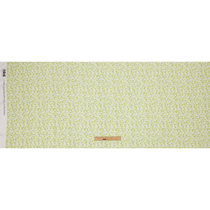 Viscose Georgette - Lime Green and White Floral - Sunday in the Park Print - Mood Exclusive Secret Garden Collection