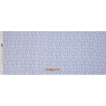 Viscose Georgette - Periwinkle and White Floral - Sunday in the Park Print - Mood Exclusive Secret Garden Collection