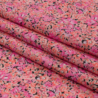Cotton Poplin - Pink Floral - Titania's Dream Print - Mood Exclusive Secret Garden Collection