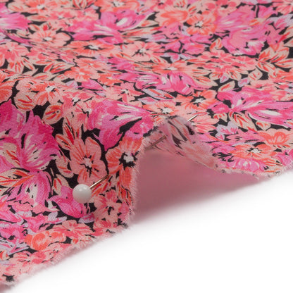Cotton Poplin - Pink Floral - Titania's Dream Print - Mood Exclusive Secret Garden Collection