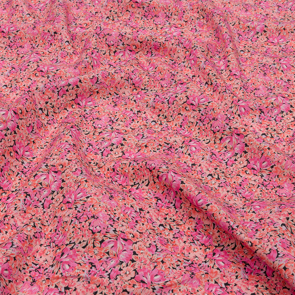 Cotton Poplin - Pink Floral - Titania's Dream Print - Mood Exclusive Secret Garden Collection